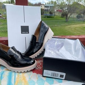 Dolce Vita black loafers.